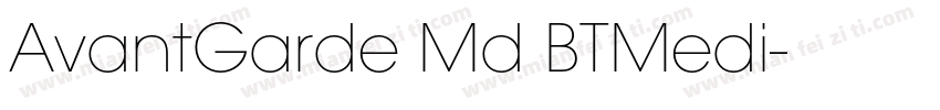 AvantGarde Md BTMedi字体转换